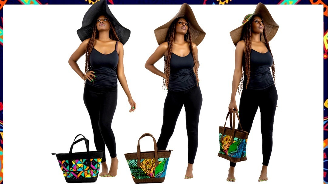 An excellent African beach bag for the beach